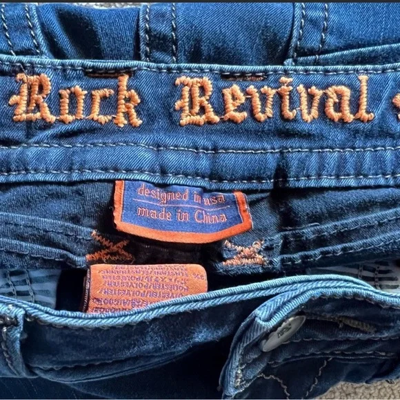 Rock Revival dark wash Janeil skinny Jeans size 26 - Picture 11 of 16